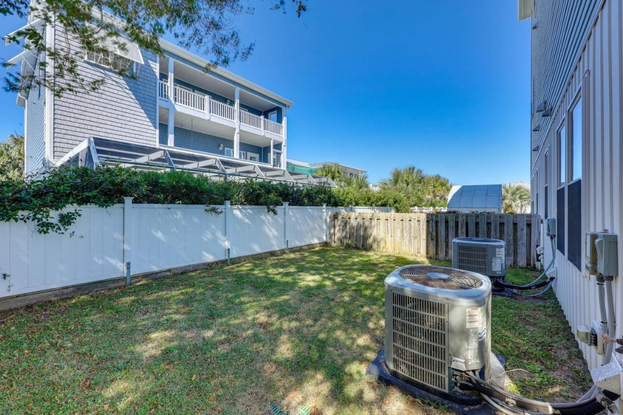 Townhome With 2 Decks Walk To Ocean! Kure Beach Exterior photo