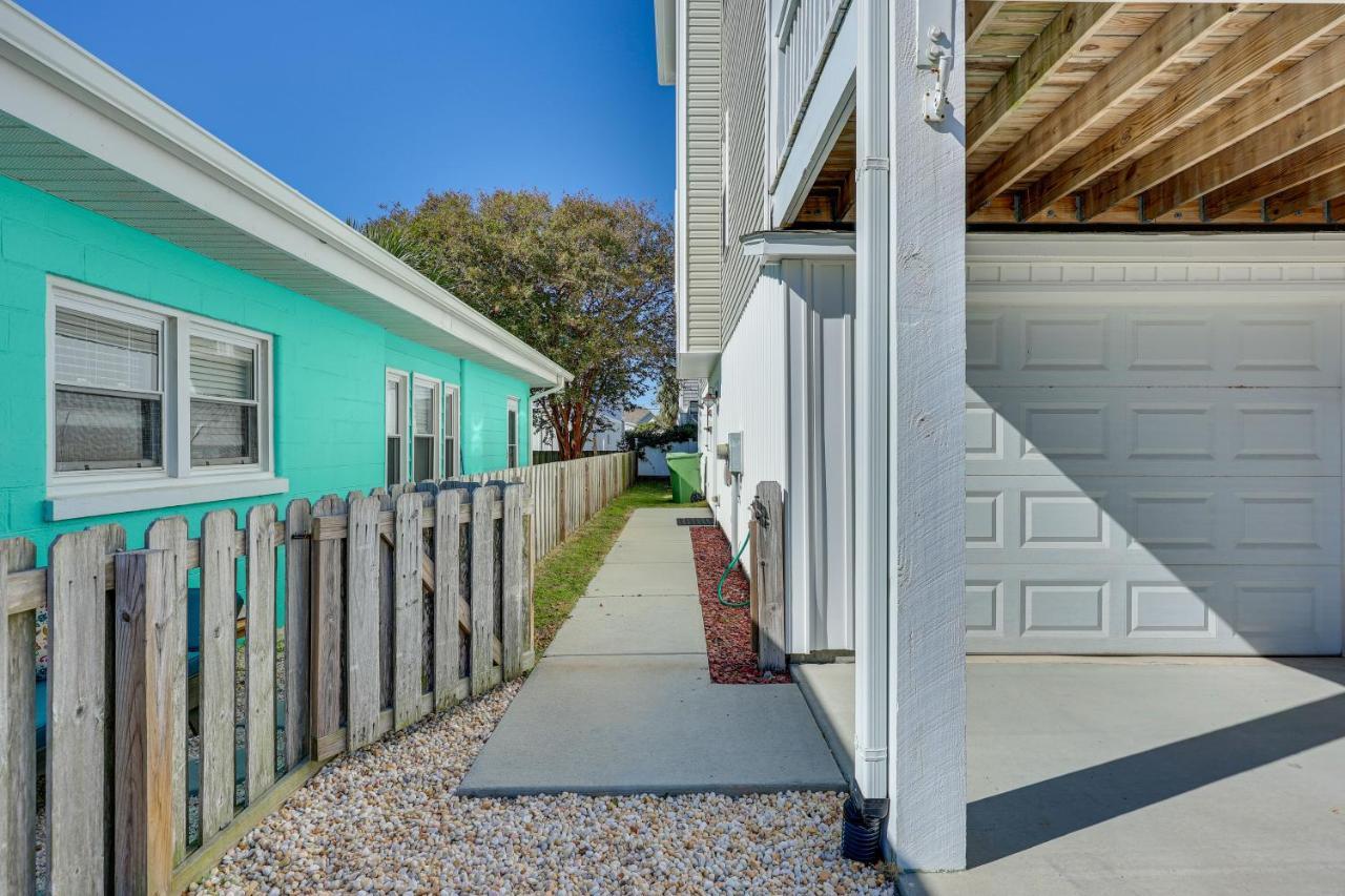 Townhome With 2 Decks Walk To Ocean! Kure Beach Exterior photo